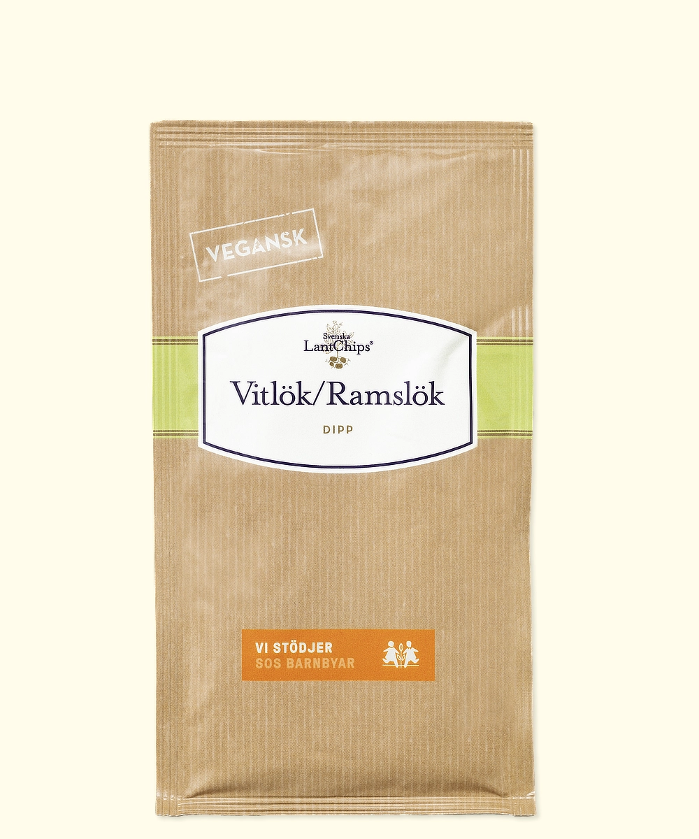 LantChips Dipp Vitlök och Ramslök