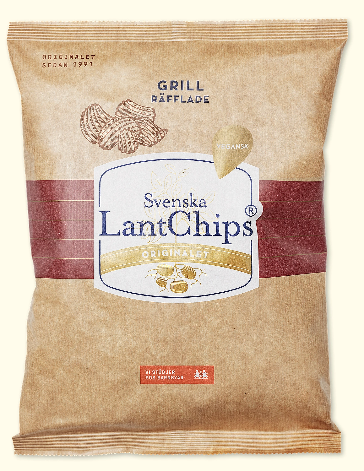 Räfflade LantChips Grill