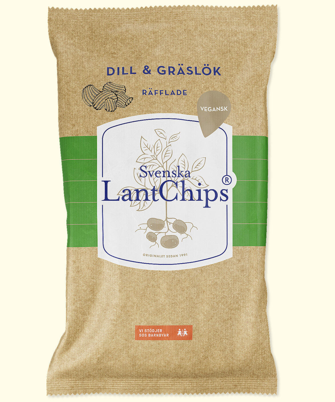 Räfflade LantChips Dill & Gräslök